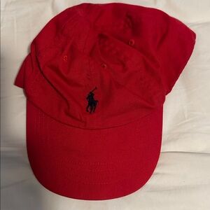 Polo by Ralph Lauren red dad hat